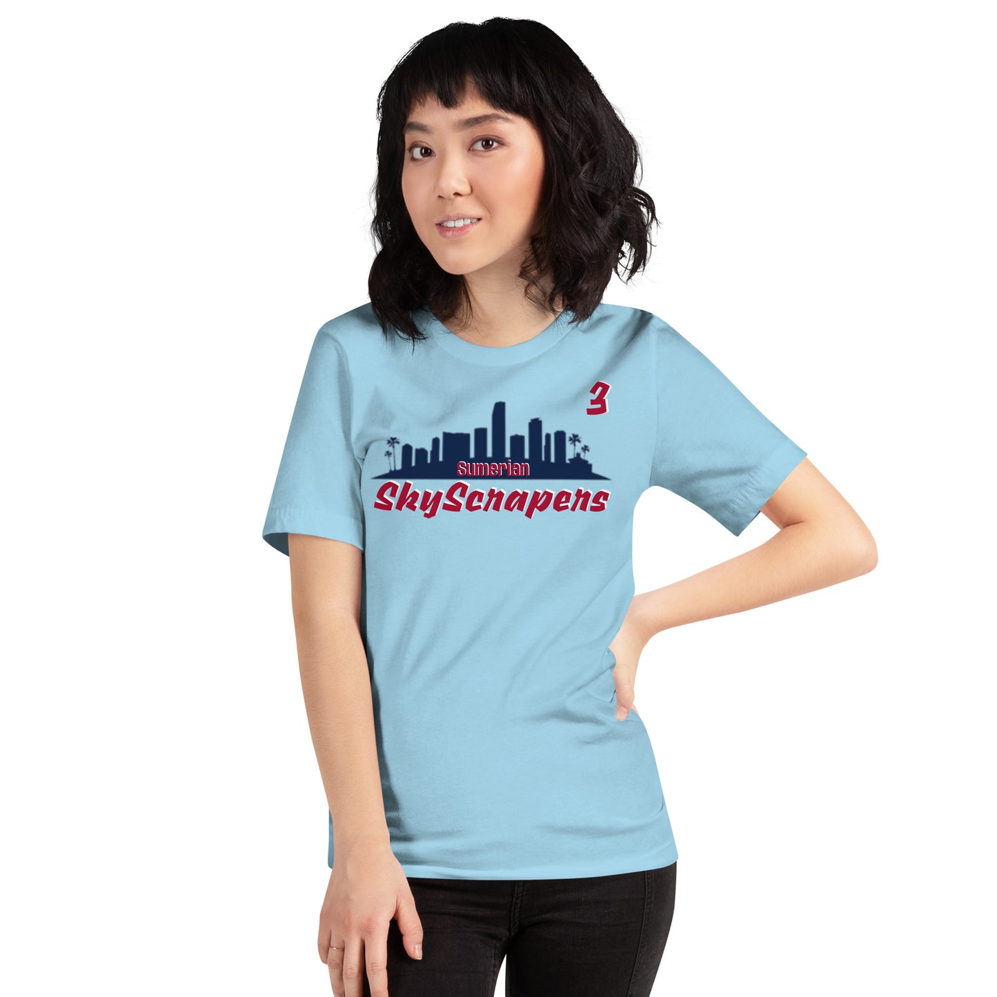 A1SMSS Sumerian SkyScrapers Unisex t-shirt