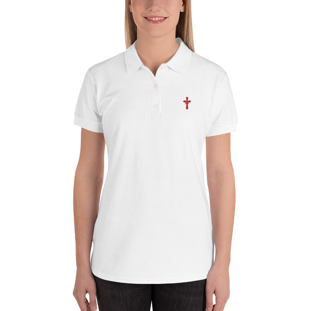 Crusade Combat Embroidered Women's Polo Shirt