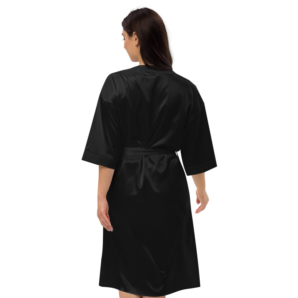 CC Logo Satin robe