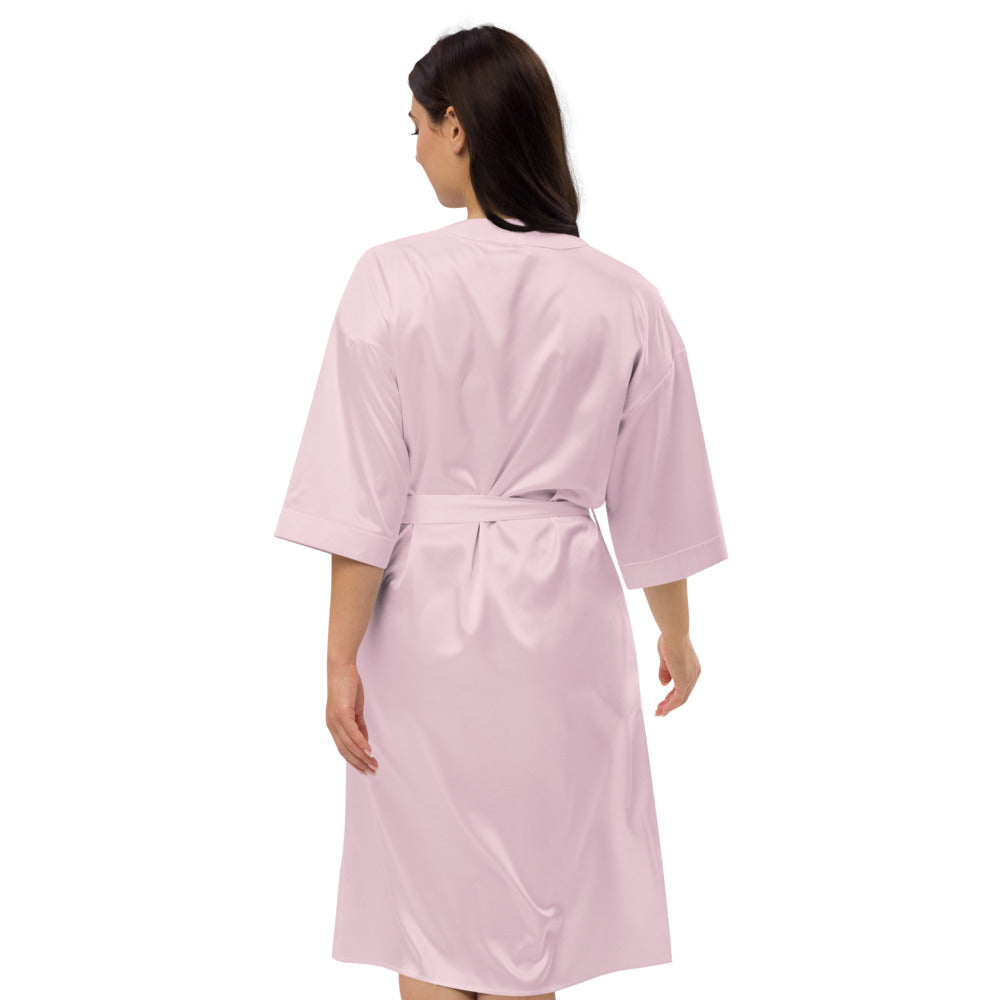 CC Logo Satin robe
