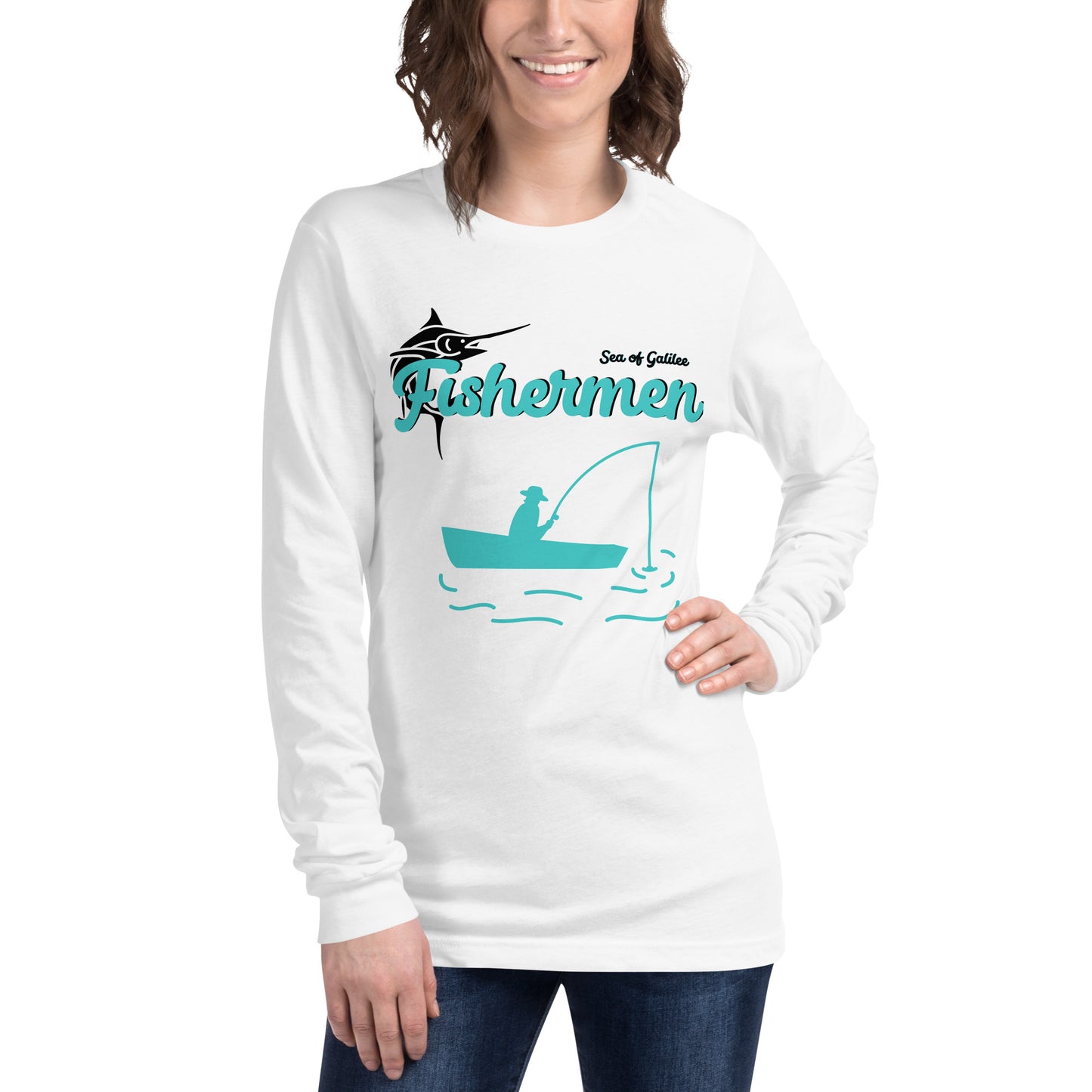 A11SGFL Sea of Galilee Fishermen Unisex Long Sleeve Tee