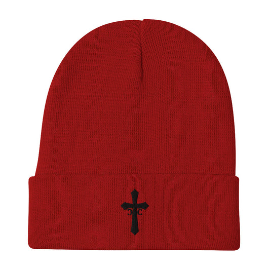 Embroidered Crusade Combat Beanie