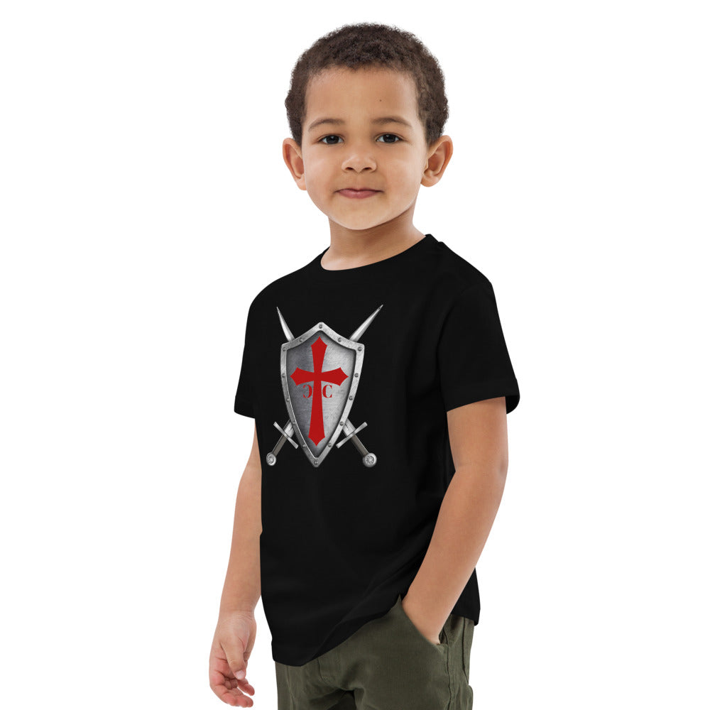 Crusade Combat Shield Logo Organic cotton kids t-shirt