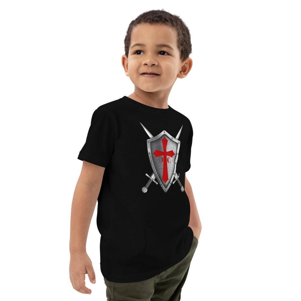 Crusade Combat Shield Logo Organic cotton kids t-shirt