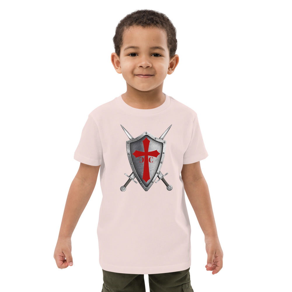 Crusade Combat Shield Logo Organic cotton kids t-shirt