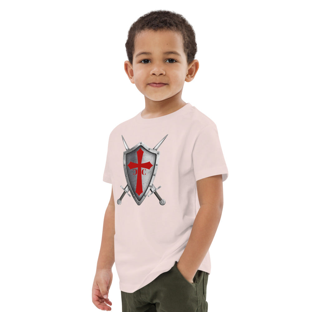 Crusade Combat Shield Logo Organic cotton kids t-shirt