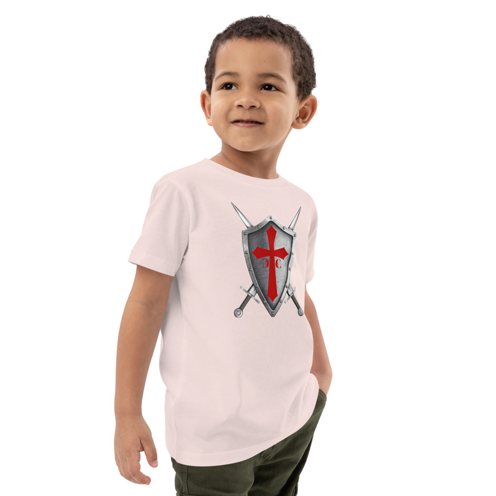 Crusade Combat Shield Logo Organic cotton kids t-shirt