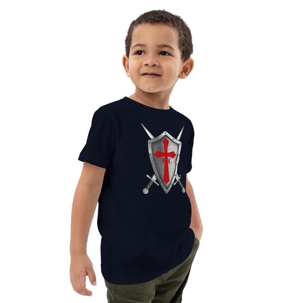 Crusade Combat Shield Logo Organic cotton kids t-shirt