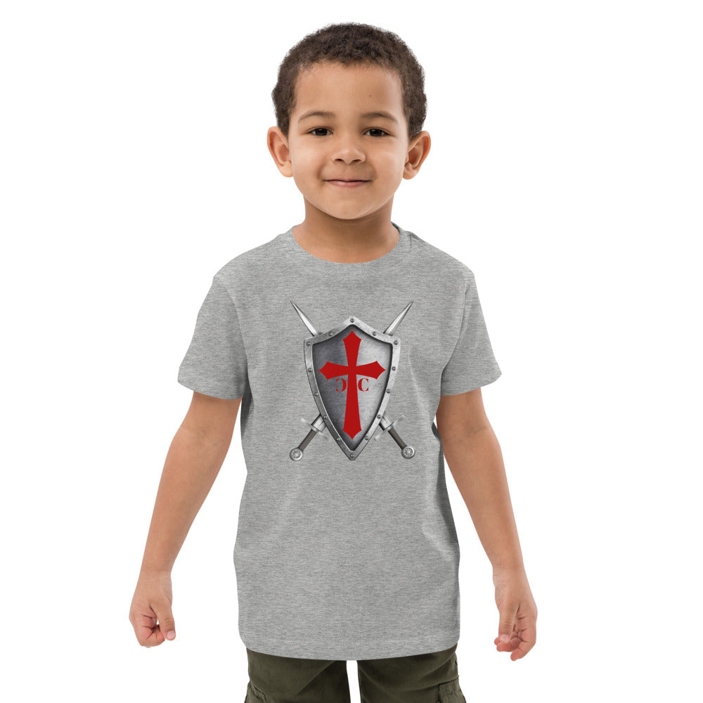 Crusade Combat Shield Logo Organic cotton kids t-shirt