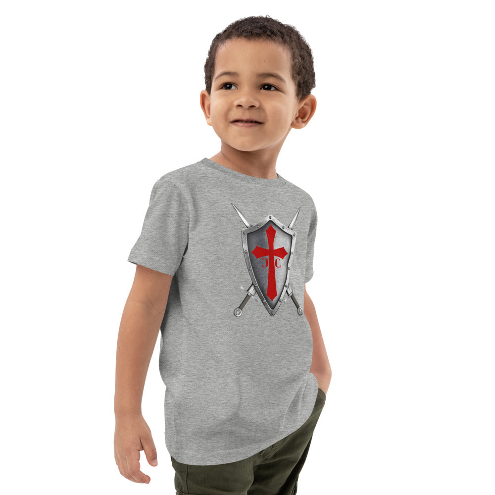 Crusade Combat Shield Logo Organic cotton kids t-shirt