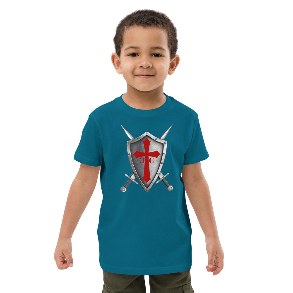 Crusade Combat Shield Logo Organic cotton kids t-shirt