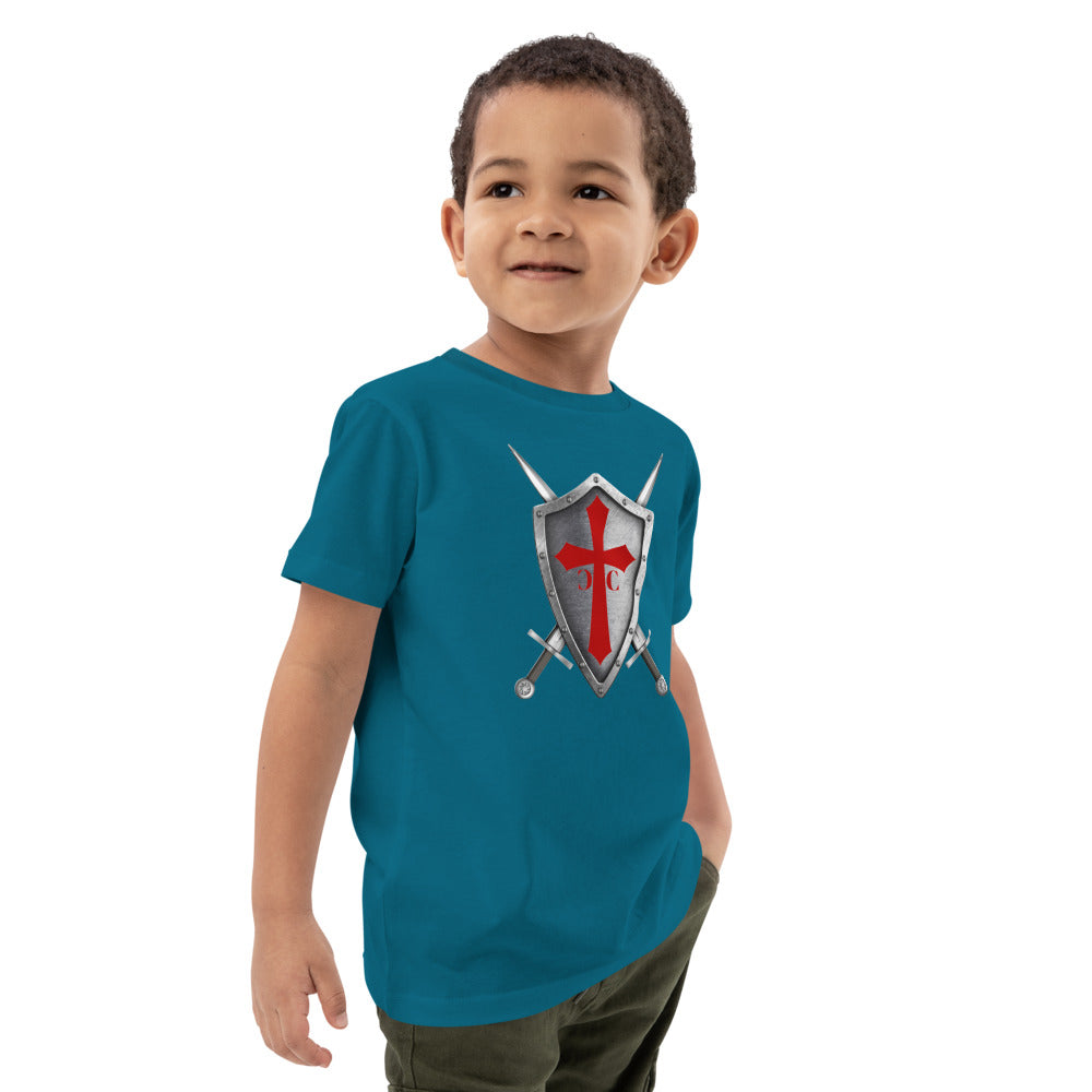 Crusade Combat Shield Logo Organic cotton kids t-shirt