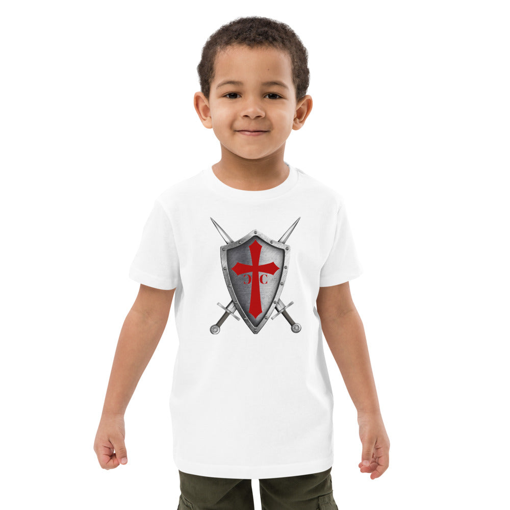 Crusade Combat Shield Logo Organic cotton kids t-shirt