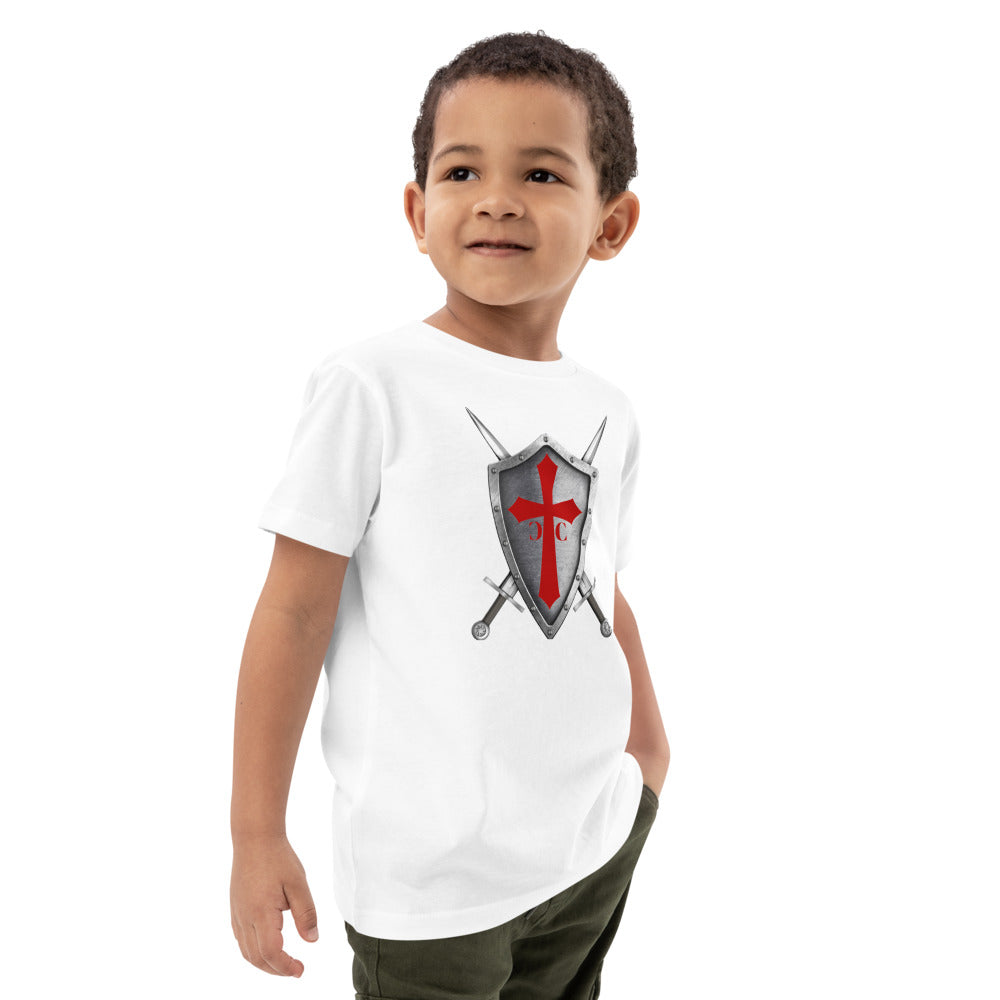 Crusade Combat Shield Logo Organic cotton kids t-shirt