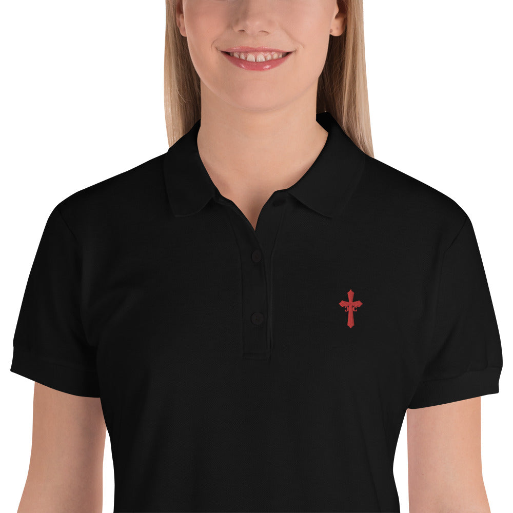 Crusade Combat Embroidered Women's Polo Shirt