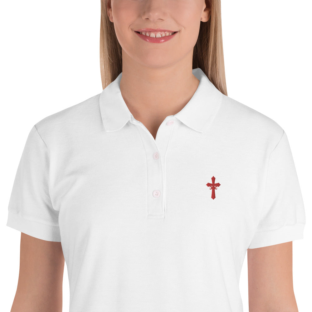 Crusade Combat Embroidered Women's Polo Shirt